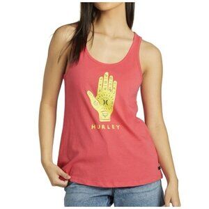 NEW Hurley Handsy Sleeveless Scoop Neck Racerback Tank Top Womens Size Medium